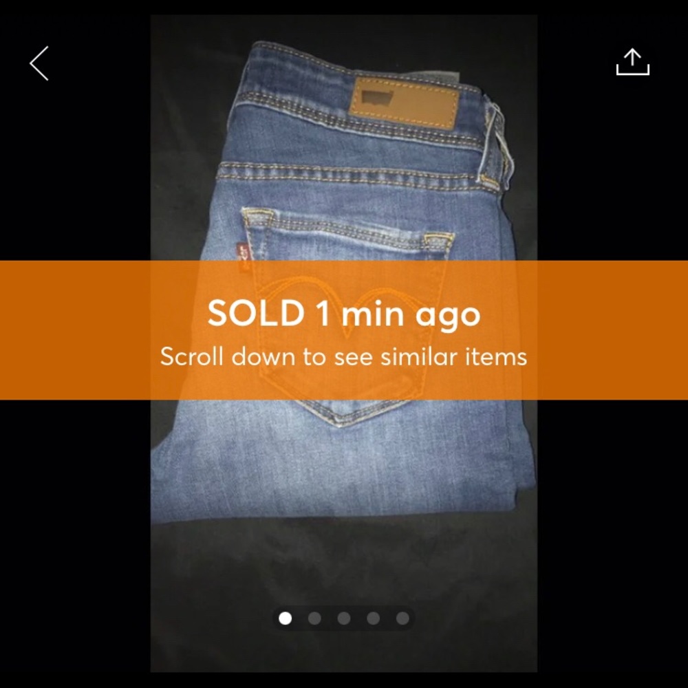 SOLD! — Levi’s Skinny Jeans